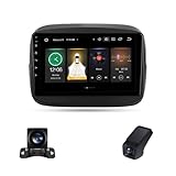 【Suggerimenti importanti】 Android 14 Autoradio Bluetooth per Fiat Mobi 2016-2022 per Schermo 9 Pollici Autoradio Touch Screen Bluetooth FM GPS-Navigazione Comandi al Volante telecamera di retromarcia(X-1)