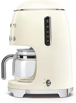 Miniatura 7 de Smeg Cafetera de goteo retro de los años 50 con jarra de vidrio extra (crema)