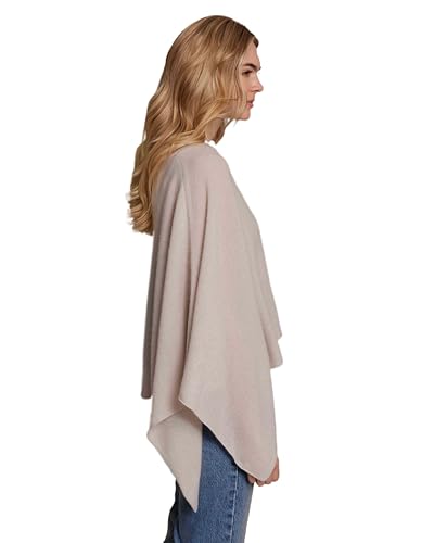 Image of CLAUDIA NICHOLE Womens 100% Cashmere Dress Topper - Cashmere Poncho Wrap