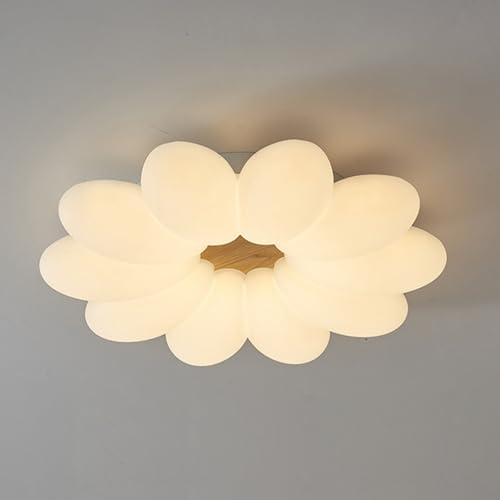 Plafonnier moderne de style rondin en fleur pour créer une ambiance chaleureuse dans le salon