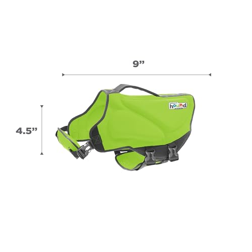 Outward Hound Dawson Swim Dog Life Jacket, High-Performance Neoprene Dog Life Vest for Swimming, Boating, and Water Safety, XS, Green by Outward Hound - Used condition - Image 7