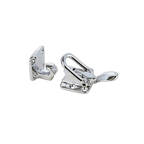 Perko 1113DP0CHR Chrome-Plated Right Angle Mounting Hold-Down Clamp - 2.5" x 1.5"
