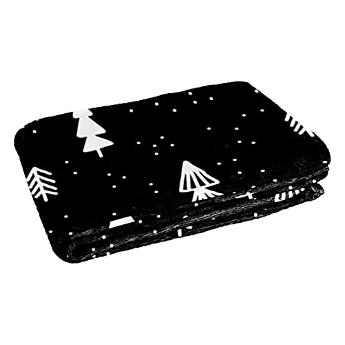 Couverture motifs arbre de Noël, le cadeau idéal pour lit et canapé