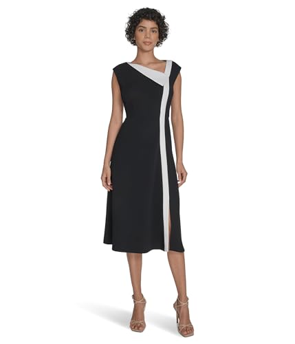 Robe Aline Calvin Klein color block confortable pour silhouette sublimée