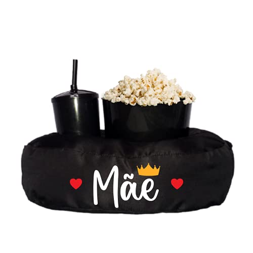 Almofada Porta Pipoca Preta
