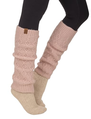 Chauffe-jambes hiver Vivisence contre les jambes froides en maille douce