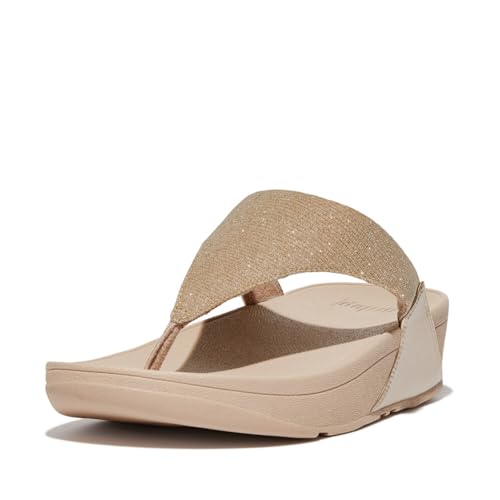 Image of Fitflop Women's Lulu Shimmerlux Toe-Post Sandals