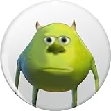 Mike Wazowski meme Pin Lapel Pin Cute Brooch Pins Badges 0.75'