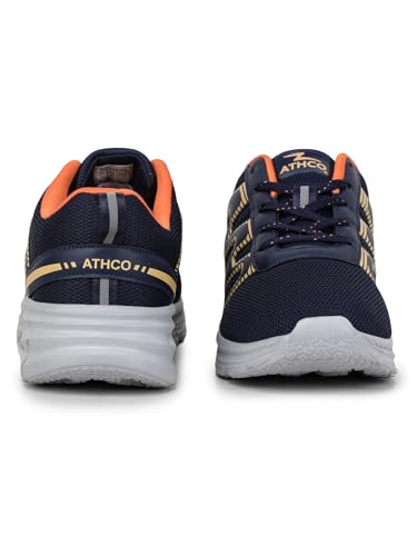 Image of ATHCO Mens Glide Super Comfortable Insole Shoes|Running|Walking|Training|Gym|Jogging|Sneaker|Athletic|Laceup|Flexible|Lightweight|Dailyuse|Sports|Casual|ExtraSoft|Fitness|Gents Boys