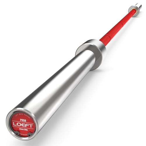 LOEFT Red/Silver Squat Bar