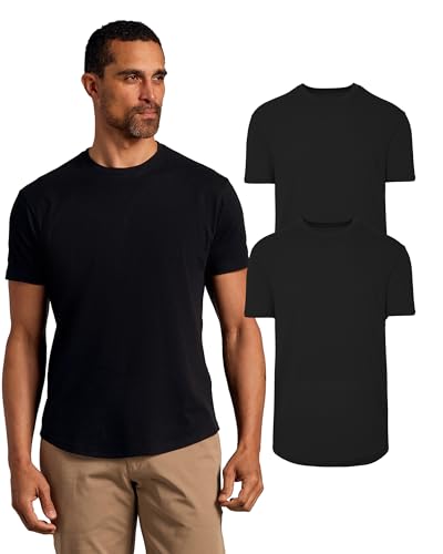 True Classic Curved Hem Tee for Men