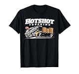 Hotshot Trucking Dually Truck and Trailer Dual Wheel Hauling T-Shirt