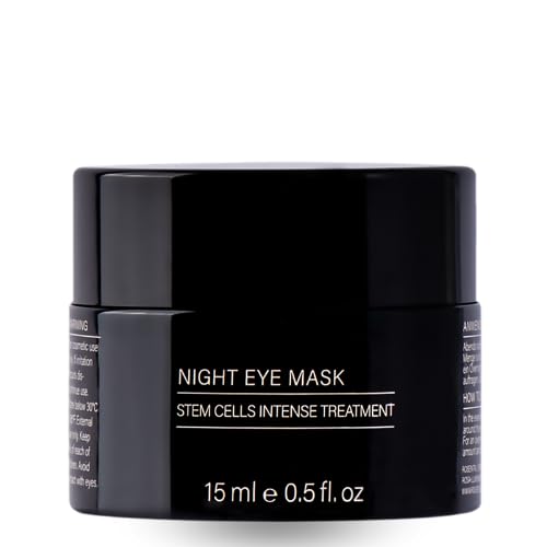 Rosental Organics Night Eye Mask – Straffende Anti-Aging Augenpflege mit Orchideen-Stammzellen & Lavendelöl – Augencreme gegen Falten & Augenringe – Made in Germany