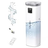 Humidifier Large Room, 4.8Gal/18L Top Fill Whole House Humidifier for 2000 sq.ft, 800ml/h Cool Mist, 30%-95% Custom Humidity, Extension Tube, Remote Control, Aroma Box, Movable Casters