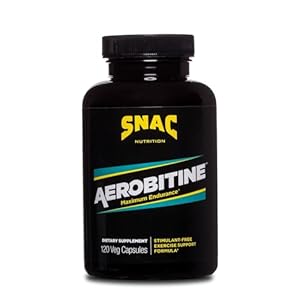 SNAC Aerobitine Stimulant Free Pre-Workout Formula for Maximum Endurance, 120 Capsules