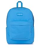 JanSport Superbreak Plus FX Backpack - Work, Travel, or Laptop Bag with Water Bottle Pocket - Azul Blue