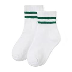 1 Pair Green Stripes