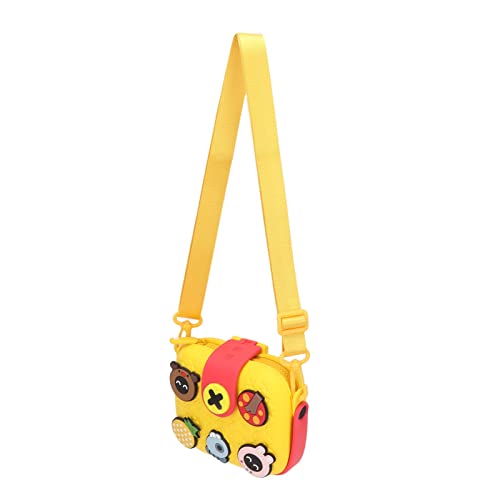 Estuche para cámara para niños Cryfokt amarillo en material EVA resistente con gran capacidad