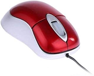 AcGoSp USB Mini Optical Scroll Wheel Mouse with Retractable Cable for PC/Laptop - PLUG & PLAY & Windows 10 compatible - Easily installed with ANDROID & MAC devices (BLACK)