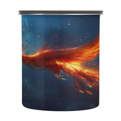 Envase hermético de acero inoxidable para café 30oz rojo