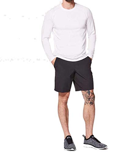 Lululemon Mens Metal Vent Tech Long Sleeve Shirt(White, L)