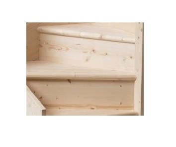 BPS® Grand Space Saving Stairs with Tread Riser Kit | Extra-Large Treads | Massive 300kg Weight Rating | Floor to Upper Floor Heights up to 3.11m