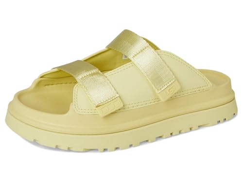 Image of UGG Unisex Kids Goldenglow Slide (Toddler/Little Big Kid) Sandals, Golden Apple, 3 Little Kid