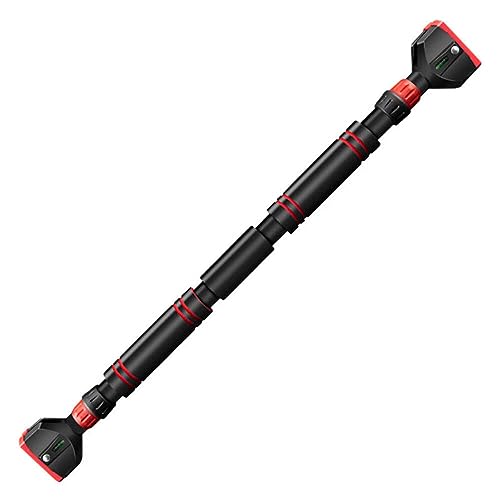 Andes Barra de Dominadas, Barra de Puertas Ajustable de 70 a 95 cm, Antideslizante y soporta 200 kg. Ideal TRX y entrenamiento en casa. Incluye video tutorial paso a paso, instalación rápida y segura