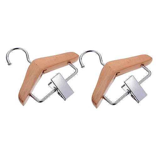 HEMOTON 2Pcs Pet Clothes Hanger for Dogs Cats Clip Design for Easy Storage Durable Dog Skirt Hanging Clip for Pet Clothing Organization