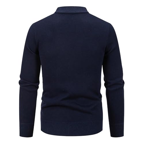 Pull col en V homme boutonné devant aux finitions soignées - 3
