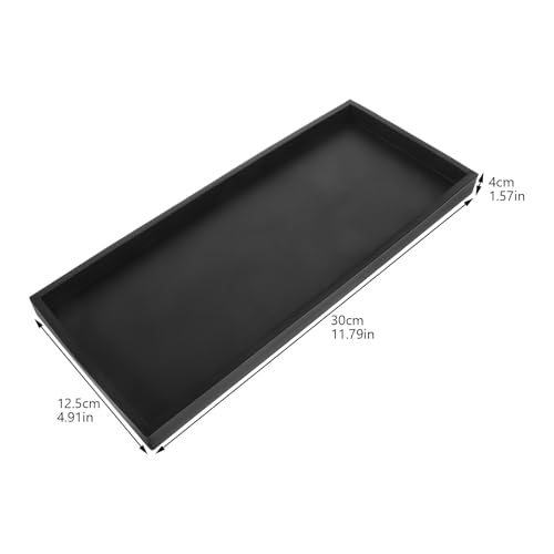Bandeja organizadora de silicona rectangular LIFKICH para cosméticos y tocador 3