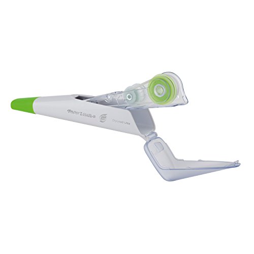 Paper Mate Liquid Paper Dryline Ultra Correction Tape, Green, 3 Count #TOP3