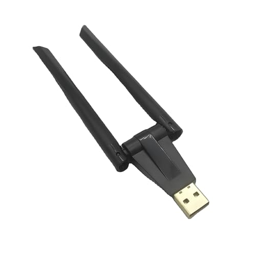 Image of USB WiFi Bluetooth Adapter 1300Mbps USB 3.0 Network Dongle with 5dBi High Gain Dual Antennas Dual Band 2.4 /5Ghz Wireless Network External Receiver Driver Free (1300 MBPS Dual Band + Bluetooth)