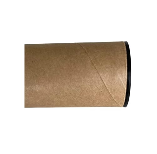 Kit 05 Tubetes Com Tampa - Tubos Postais Canudo de Papelão Kraft Grosso 60cm x 6,0cm