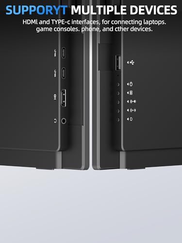 Image of MAGICRAVEN Large Portable Monitor, USB-C & HDMI Laptop Screen Extender,Second Display for Console with Built-in Speakers, Works with PS5, Xbox, Switch, Ideal for Travel, Home & Office - 21.5 inch