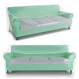 STARTWO Plastic Furniture Cover, Extra Thick Plastic Couch Cover for Moving and Storage, Waterproof