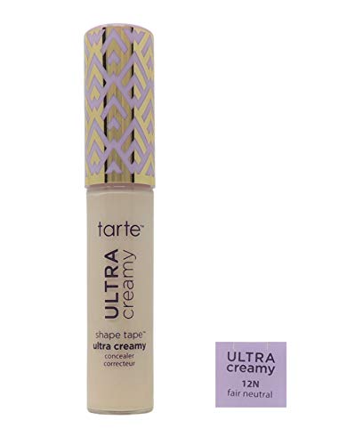 Tarte Cosmetics Shape Tape Ultra Creamy Concealer | Fair Neutral 12N NEW 2021 Formula Best Corrector Makeup Under Eye Brighter, Smoother Skin Matte Finish Nourishing & Gentle 0.33 Ounce (Pack of 1) - Image 3