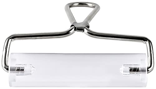 Image of Acrylic Roller, Ideal for Anti Skid Tape Construction Tools, Clay Rolling Pin and Stamping Tools (4-Inch, Clear)
