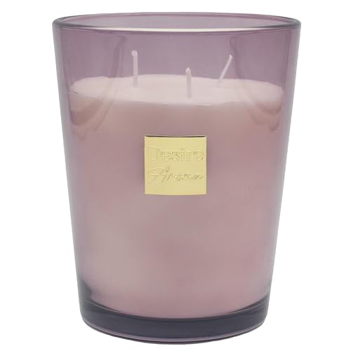 Lesser & Pavey Desire Aroma 900g Warm Linen Candle for Home Fragrance | Scented Candles Gifts for Women & Men | Decorative Accessories for Home Decor | Aromatherapy Large Candle for Any Celebrations