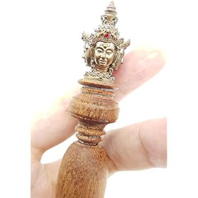 Authentic Thai Amulets Mai Kru TOA Mahaprom Granting Wishes Protection Magic Wand Phra Mahasurasak
