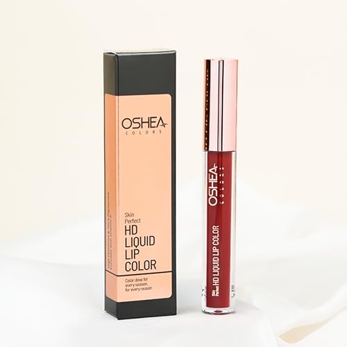Image of Oshea Skin Perfect HD LIQUID LIP COLOR High Definition & Ultra Pigmented Enriched with Vitamin -E (2.6 ML (Pack of 1), SMACKY WINE -01)