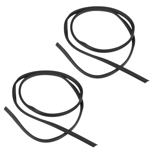 Beufee 2PCS Paddle Protection Strip, 100cm/39.37in Paddle Edge Guard Strip Dragon Boat Paddle Guard TPU Rubber Blade Guard for Boating Paddles