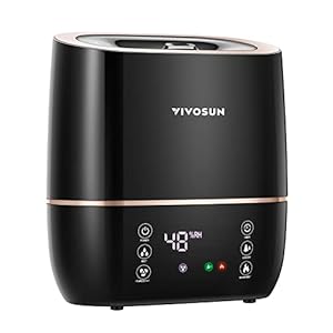VIVOSUN 2-in-1 Warm and Cool Mist Humidifier, 5L Indoor Ultrasonic Air Humidifier with Essential Oil Tray for Bedrooms, Plants, Offices and Babies