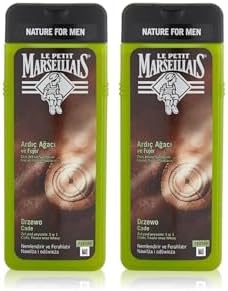 Le Petit Marseillais Men Ardıç Ağacı ve Füjer Men Duş Jeli 400 ml x2 — Amazon ürün görseli