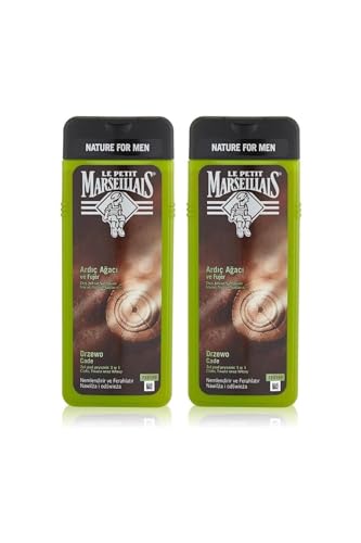 Le Petit Marseillais Men Ardıç Ağacı ve Füjer Men Duş Jeli 400 ml x2 ürün görseli