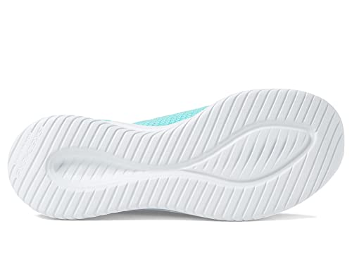 Skechers Skechers Kids Girls Ultra Flex 3.0 Sneaker, Turquoise, 10.5