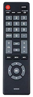 NH303UD sub NH305UD Replaced Remote 32FNT004 Control fit for Emerson TV LE240EM4 LE290EM4 LE290EM4F LE320EM4 LE391EM4 LF320EM LF320EM4 LF320EM4A LF320EM4F LF320EM5F LF501EM5 LF501EM5F LF501EM6F