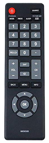 ALLIMITY NH303UD Replaced Remote Control fit for Emerson TV LE240EM4 LE290EM4 LE290EM4F LE320EM4