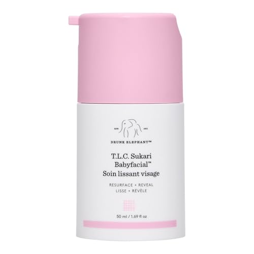 Drunk Elephant T.L.C. Sukari Babyfacial - 50 ml/1.69 fl oz - AHA/BHA Exfoliating Mask - Clean...