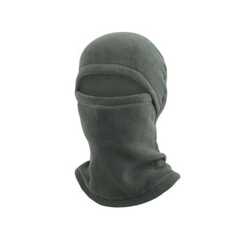 WAWPU Máscara Facial Completa cálida de Invierno for Montar al Aire Libre, pasamontañas de Forro Polar, máscara Facial for Motocicleta, esquí, cálida y Resistente al Viento, Sombrero(Dark Gray)
